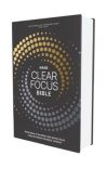 NASB -  Clear Focus Bible--hardcover, charcoal & gold